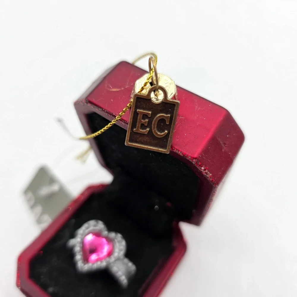 RAZ Eric Cortina‎ Engagement Ring Box Christmas Ornament Heart Jewelry Marry Me